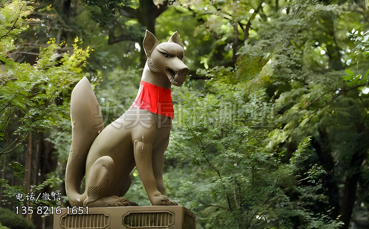 狐貍銅雕塑