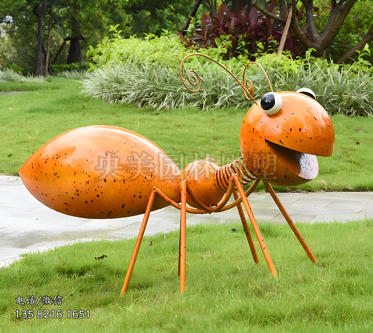 鑄鐵螞蟻雕塑擺件