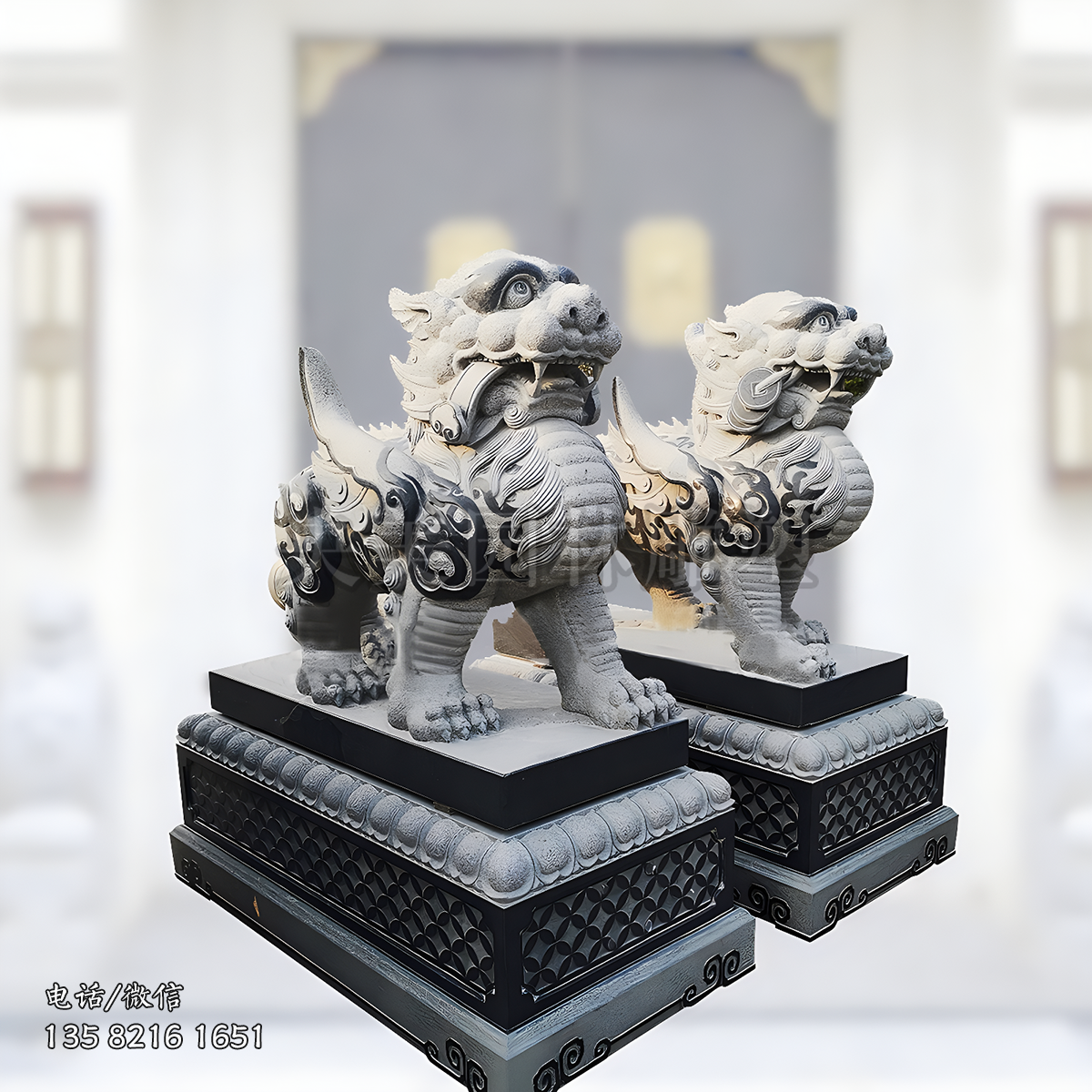 青石石刻貔貅石雕