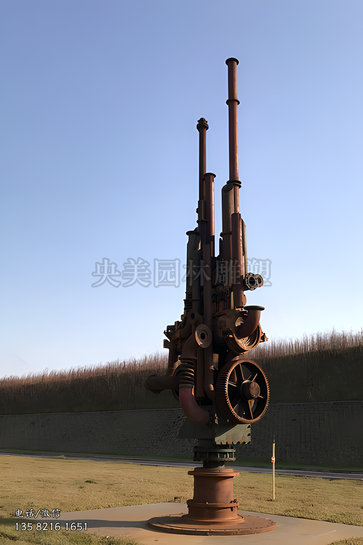 機械創(chuàng)意笙雕塑