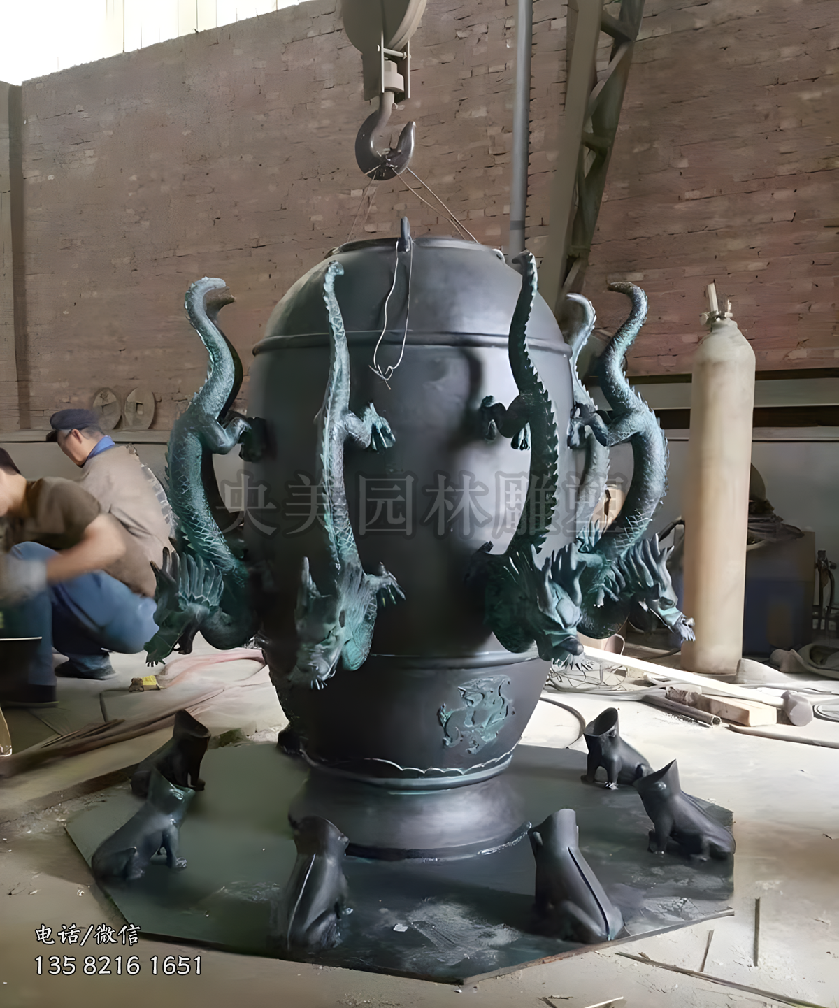 地動儀青銅雕塑