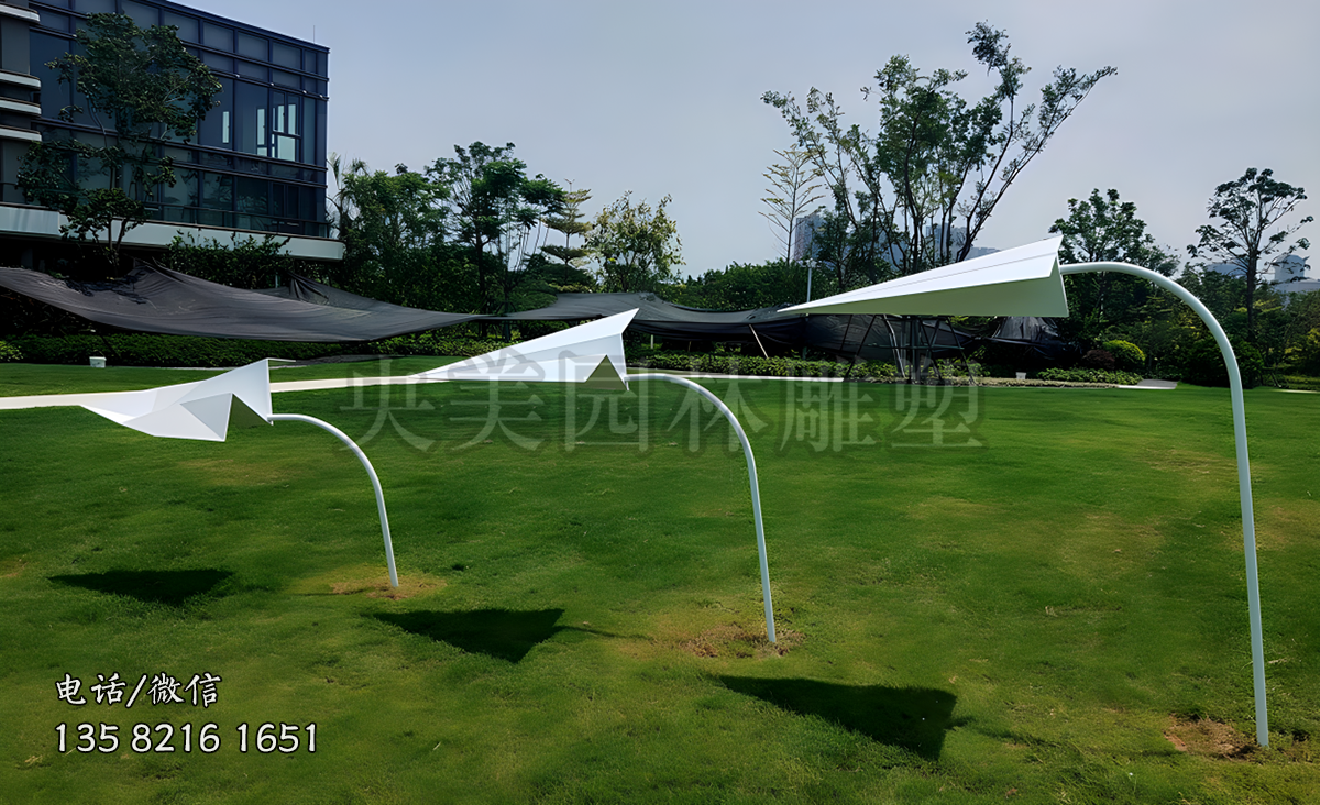 紙飛機(jī)雕塑裝飾擺件