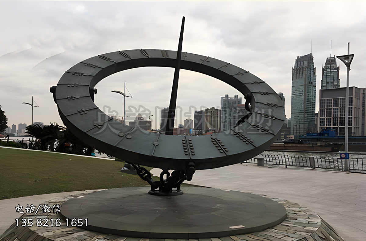 鍛銅日晷景觀雕塑